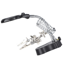 Lente d'ingrandimento da tavolo 3,5x/12x, 26x9,9 cm, LED 3xAAA