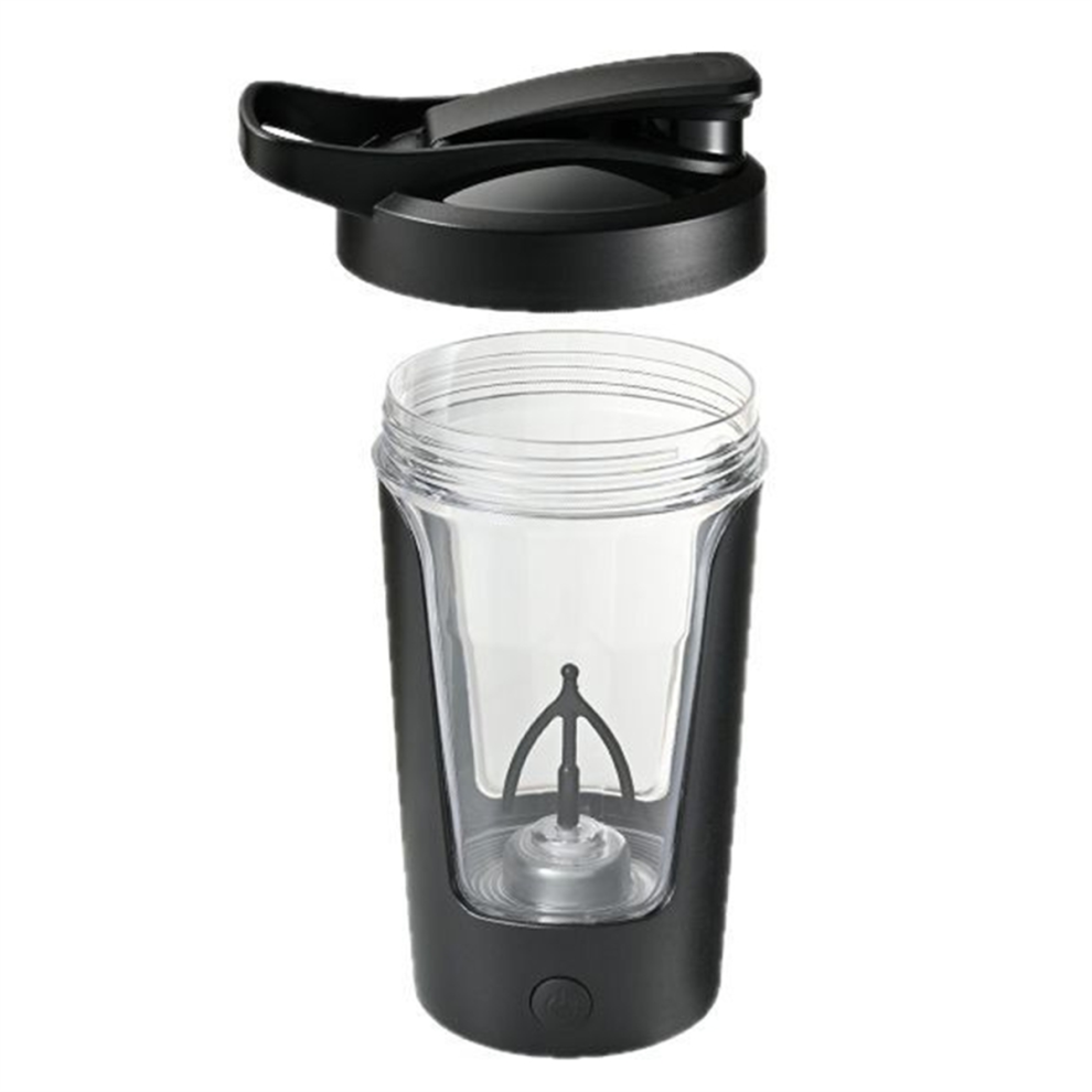 Exogio Electric Protein Shaker Cup Free Usb Rechargeable Shake Blender Automatic Mixing 15 Ounces Water