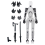 Robot Action Figure, 3D Printed with Full Articulation for Stop Motion Animation White 1