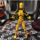 Robot Action Figure, 3D Printed with Full Articulation for Stop Motion Animation Gray 4