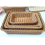 Storage Basket Handmade Rectangular Rattan Organization Wicker Bread Holder Fruit Vegetable Snack Food Container XL 11