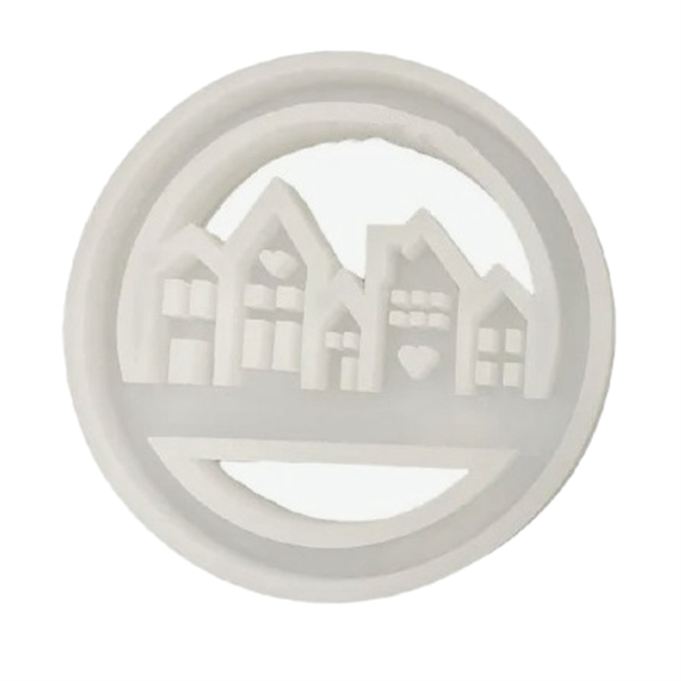 Saudism House Listing Silicone Molds Gypsum Concrete Moulds Casting Home Decoration Resin
