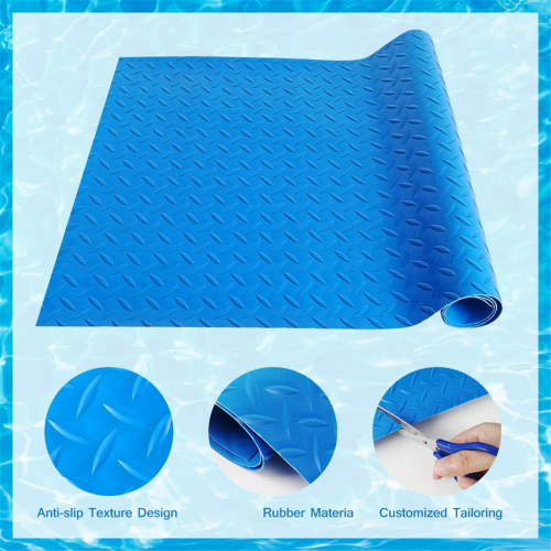 Swimming Pool Ladder Mat Protective Non-Slip Step Pad with Texture,Protective for Above Ground 2