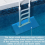 Swimming Pool Ladder Mat Protective Non-Slip Step Pad with Texture,Protective for Above Ground 6