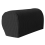 2PCS Soft Stretch Plush Armrest Covers, Covers for Chairs/Sofas, Couch Arm Covers,Black 2