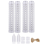 Stackable Transparent Plastic Moss Pole for Plants Monstera , Indoor Plant Accessories Support Stakes, Stakes 1