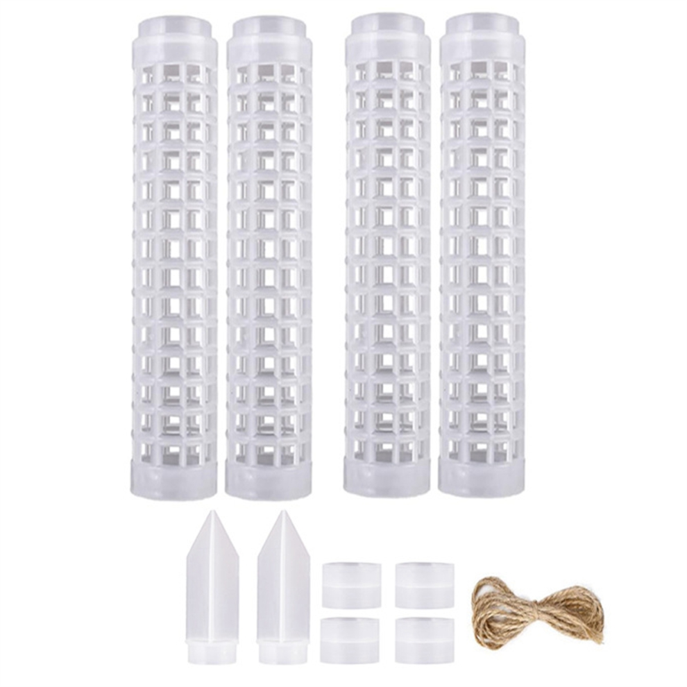 Saudism Stackable Transparent Plastic Moss Pole For Plants Monstera Indoor Plant Accessories Support Stakes, Stakes