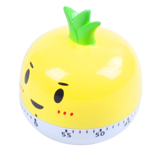 Rotary Tool Egg Cooker Timer Novelty Kitchen Vegetable Animal Cooking Digital Cupcake Yellow 2