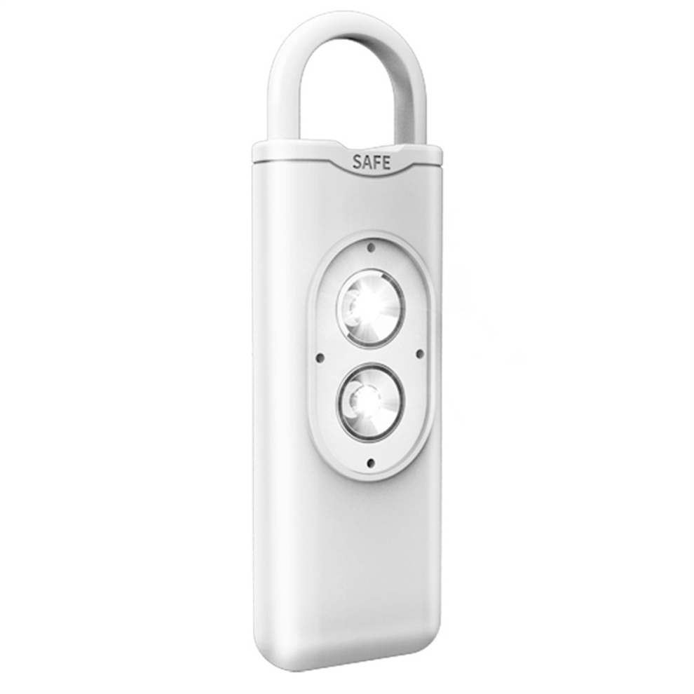 Alarm 130Db Anti-Wolf Alert For Girl Child Women Carrying Scream Loud Panic Emergency Keychain White 4853340829895