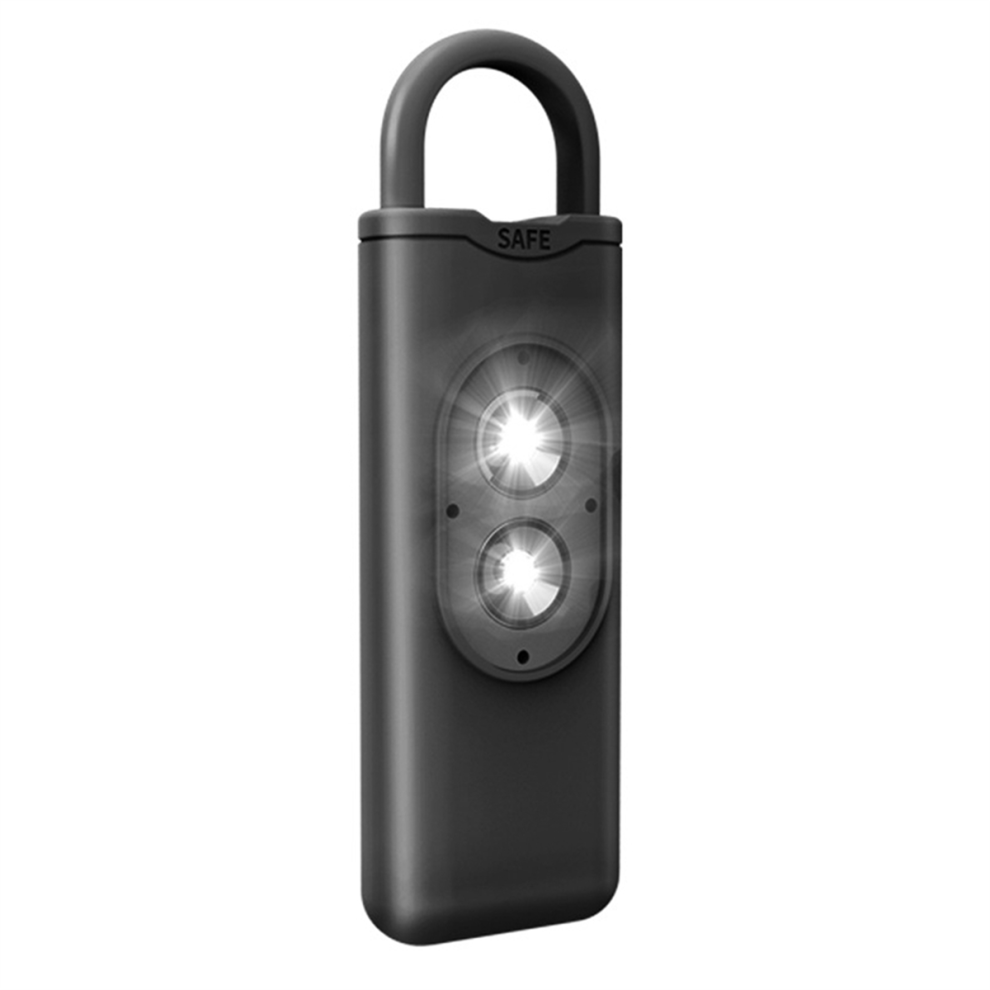 Alarm 130Db Anti-Wolf Alert For Girl Child Women Carrying Scream Loud Panic Emergency Keychain Black 4853340829918