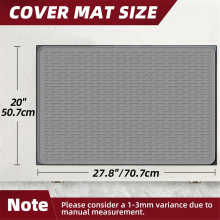 Silicone Electric Stove Cover for Top, 28x20Inch Glass Top Protector Stove, Mat