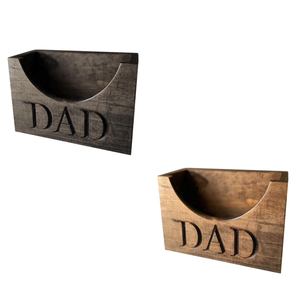 Wooden Hat Holder Dad Organizer, Cap Stands for Display, Rustic Display Stand Fathers Day C-image-OPC-PJSFTTY-NEW