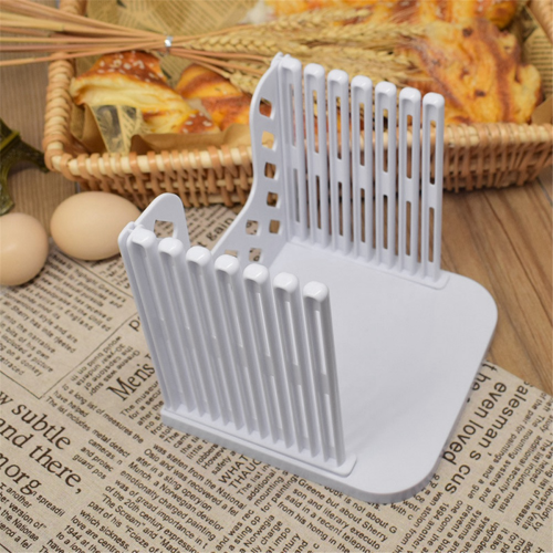 Bread Slicer Toast Cutter Foldable Homemade Slicing Adjustable Cutting Guide for 2