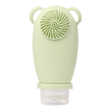Silicone Travel Refillable Bottle Cleansing Brush Portable Shampoo Bottles Lotion Cosmetics Container H