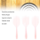 Threaded Integrated Wing Tail Anti-Fall Resistant Special Accessories for Public Pink 4