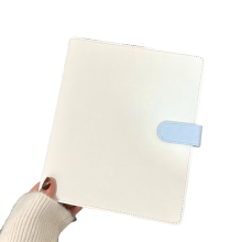 A5 Binder Photocard Holder Idol Photo Album Cards Storage Kawaii Stationery White & Blue