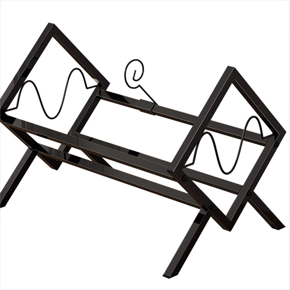 Record Rack, Desktop Book And Magazine Metal Display Cd Multifunctional Organizer, Storage Rack 4852937827641