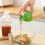 Salad Dressing Container, Bottles Shaker Prevent Leakage Jar with Lid C 3