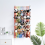 Wall Hanging Organizer Stuffed Animal Toy Net Hammock Nursery Plush Storage Boho Macrame,Blue 10