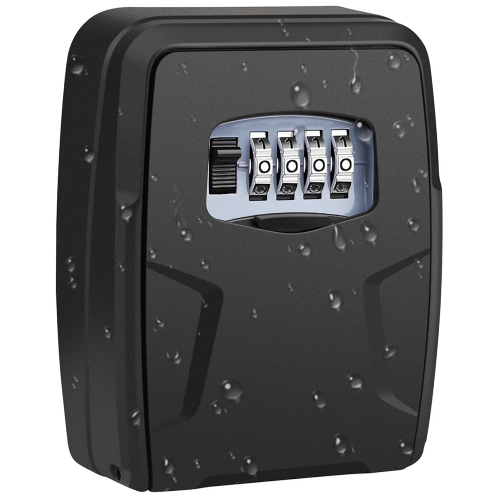 Key Lock Box With Code,Large For House Portable Keys,4 Digit Combination Safe Storage 4852937830962