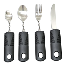 4pcs Bendable Cutlery Disabled Utensil Adult Weighted Utensils Elderly Built Adults Adaptive Tableware Gadgets