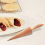 Ice Cream Waffle Cone Roller, Strong and Smooth Wooden Pizzelle Cone, Handle Shaped Tool 3