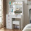 6 Drawers Vanity Makeup Table with 10 LED Bulbs Mirror Dressing Table 4