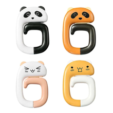 Cute Portable Bag Hook Animal Plastic Table Handbag Travel Office Decoration Side
