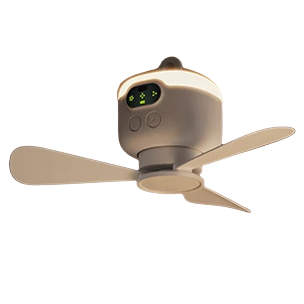 Rechargeable Small Ceiling Fan USB Student Dormitory Breeze Electric Bed Tent Camping-image-OPC-PJSG85S-NEW