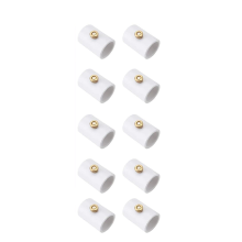 10Pcs 1/2 Inch PVC Mist Nozzle Misting System for Patio Outdoor Mister Coupling Split Section with