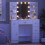 New Vanity Makeup Desk Dressing Table With Lights Mirror Drawers Stool 9