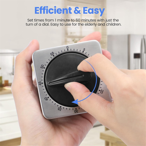 Kitchen for Cooking, Chef Cooking Timer Clock with Loud Alarm,Mechanical Desk - 2