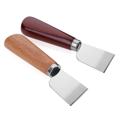 DIY Leather Trimming Knife Cutting Tool Craft Wooden Handle 1