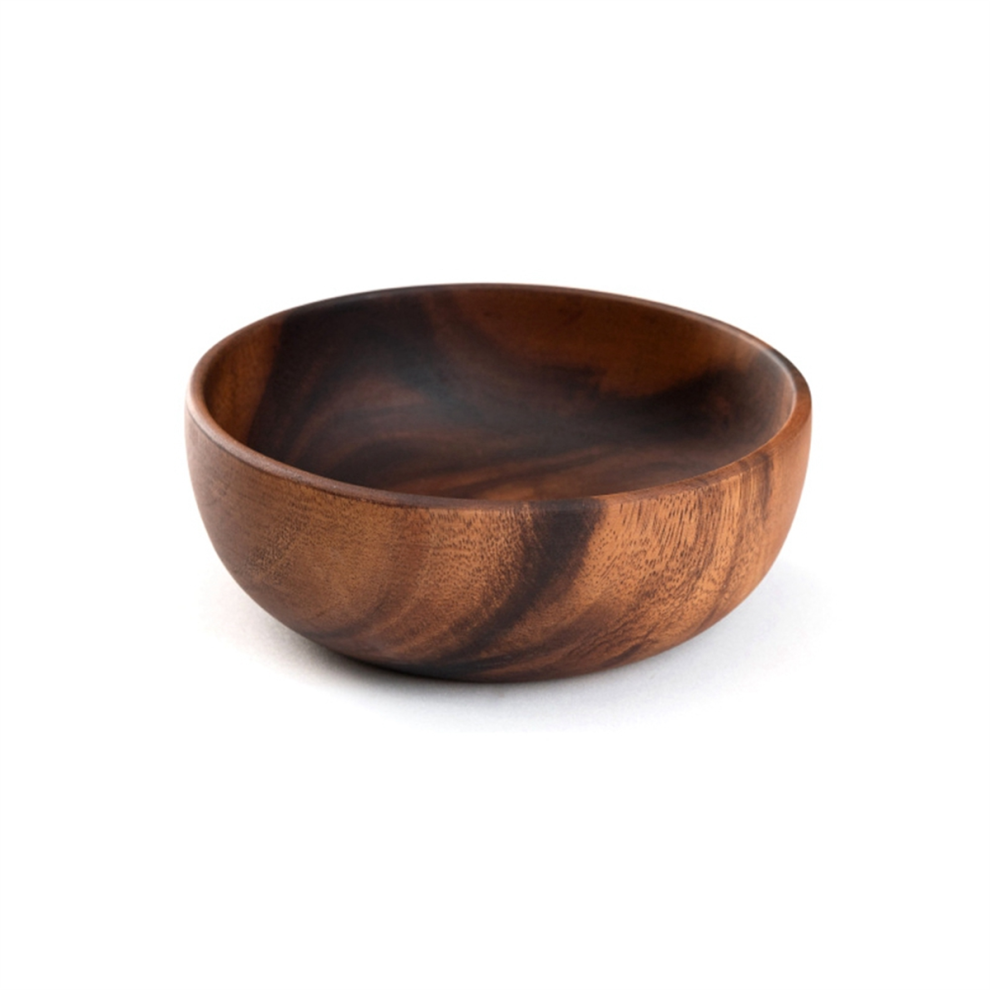 Wooden Salad Bowl Round Dessert Displays Serving Trays Fruit Food Salads Snack Soup for Home Coffee Shop F-image-OPC-PJSG9QP-NEW