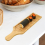 Bamboo Long Handle Grooved Cutting Board Fruit Tray Wooden 3