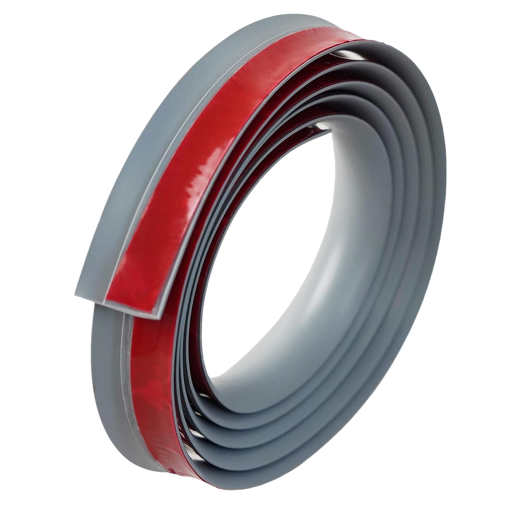 Carpet To Tile Floor Transition Strip, Self-Adhesive Threshold Edging Trim Length 5M, Cover Thickness Within 5Mm Gray 4852937875567