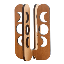 Plant Reproductive Tube Hollow Solid Wood Shelf Wooden Desk Table Home Decoration A