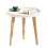Round Table White Bedside Coffee Home Decoration Bed 1