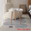 Round Table White Bedside Coffee Home Decoration Bed 6