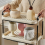 Drain Cup Holder Entrance Storage Rack Space Saving Double 6