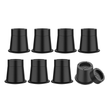 3 Inch Bed Risers Heavy Duty Furniture Riser, Lifts Risers, Elevator Supports Up to 6,000 Lbs 8 Pack
