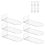 Plastic Floating Shoe Display Rack, Sports Wall-Mounted Storage Rack 2