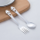 Cake Coffee Spoon, Teaspoon Dessert Stirring Children'S Milk Fork Spoon 6