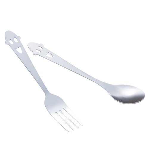 Cake Coffee Spoon, Teaspoon Dessert Stirring Children'S Milk Fork Spoon 1