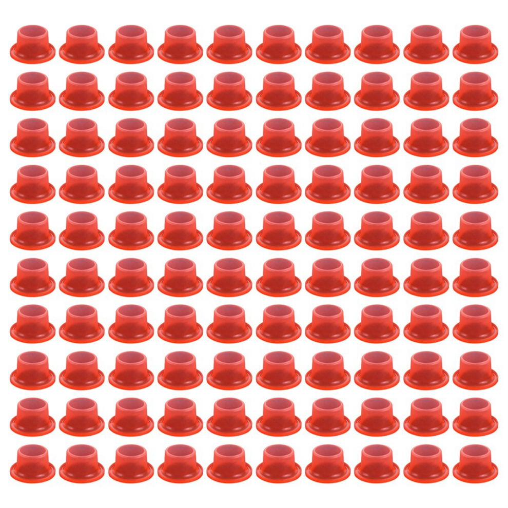 Faucet Leak-Proof Sealing Gasket Pipe Hose Silicone For Plumbing Plug Prevent Leakage Transparent Red 50Pcs 4852937897781