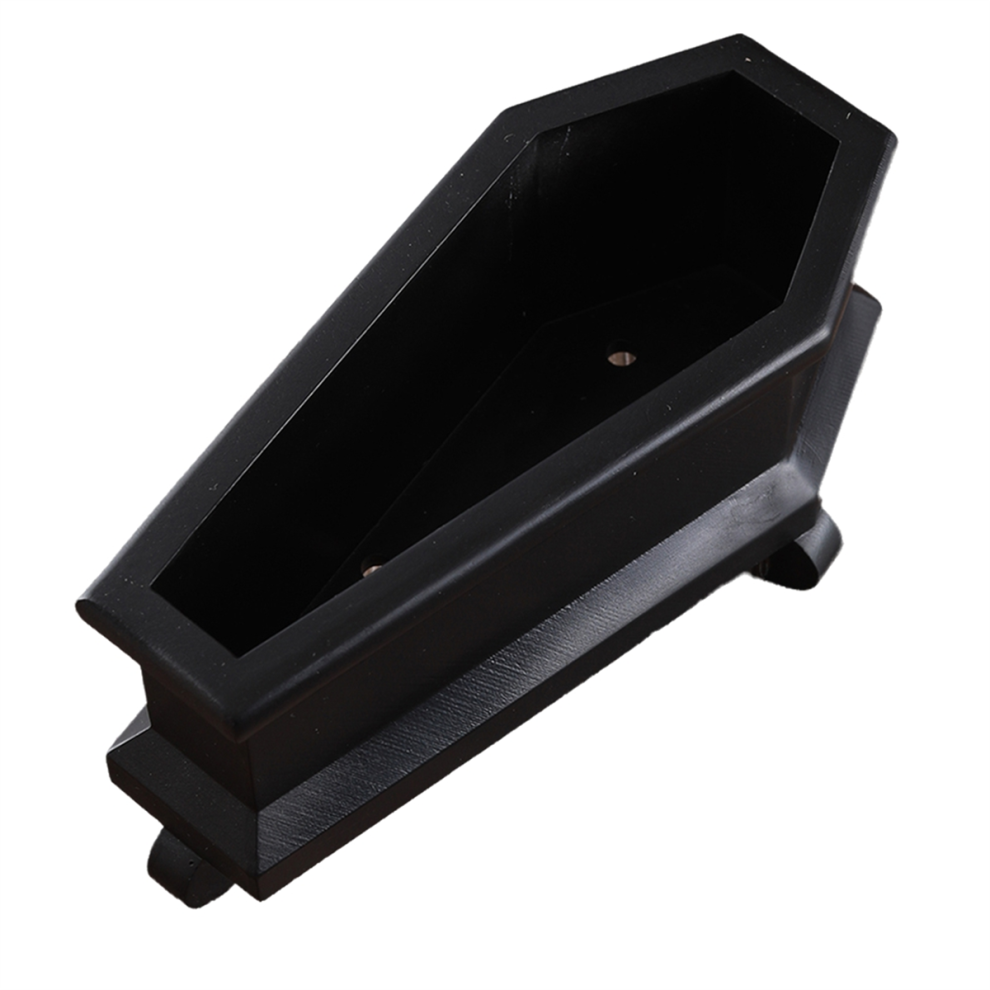 Coffin Mini Flower Pot, Plant Decoration Stand,Desktop Decorative Pot Ornaments Black-image-OPC-PJSGDPX-NEW
