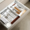 Kitchen Drawer Tableware Organization Frame Adjustable Cooking Tray Plastic Chopsticks Rack 6