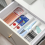 Kitchen Drawer Tableware Organization Frame Adjustable Cooking Tray Plastic Chopsticks Rack 5
