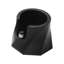 Spiral Black Tamp Base, Espresso Machine Handle Storage Height Adjustable, Non-Slip Bottom
