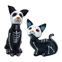 Day of the Dead Statues, Halloween Animal Resin Crafts, Decorations
